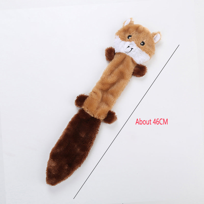 Bite-Resistant Plush Squeaky Dog Toy – Durable Soft Chew Toy for Dogs