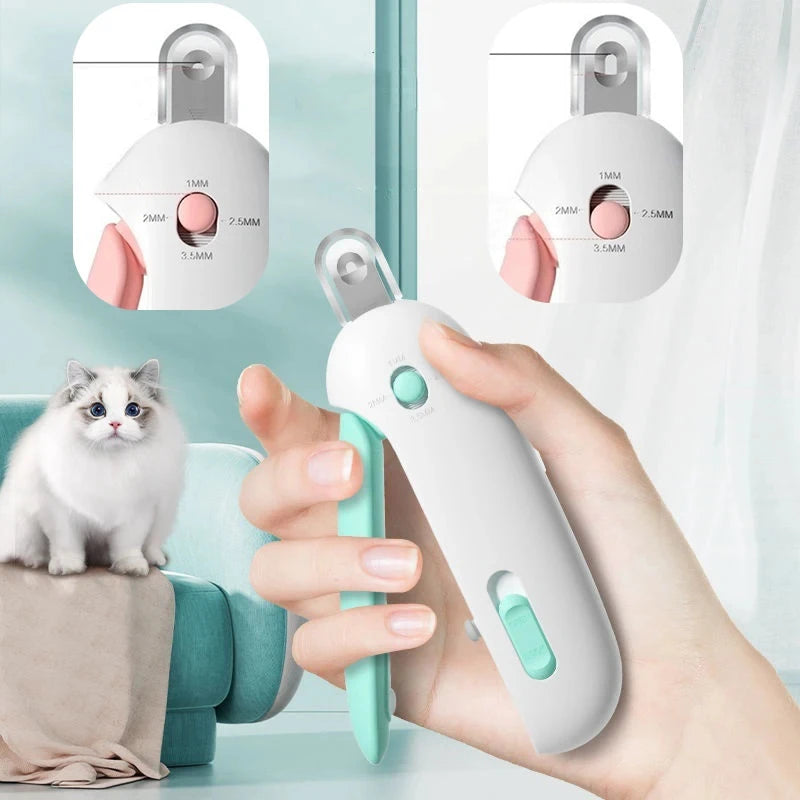 Adjustable Cat Nail Clipper – Anti-Splash Professional Grooming Tool with Nail File
