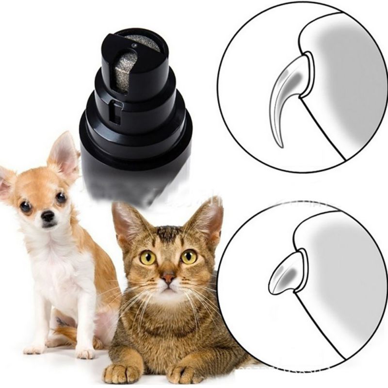 USB Electric Pet Nail Grinder – Quiet Rechargeable Nail Trimmer for Dogs, Cats & Small Pets