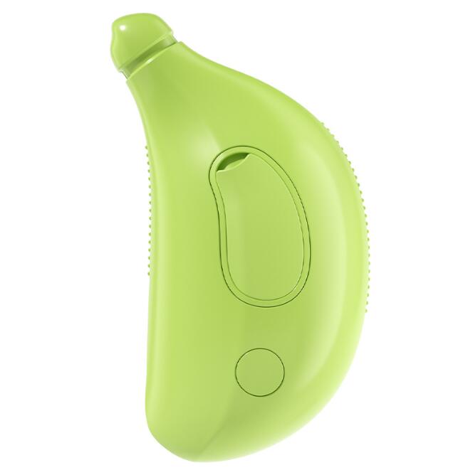 Banana-Shaped Steamy Pet Grooming Brush – Steam Hair Removal & Massage Brush for Cats & Dogs