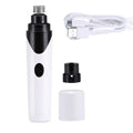 USB Electric Pet Nail Grinder – Quiet Rechargeable Nail Trimmer for Dogs, Cats & Small Pets