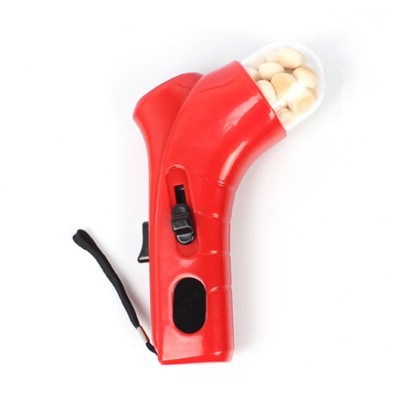 Pet Treat Launcher Toy – Interactive Food Throwing Toy for Dogs | Blue & Red