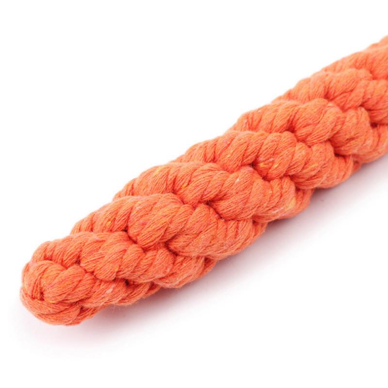 Carrot Cotton Rope Dog Chew Toy – Woven Puppy Toy, Pack of 3