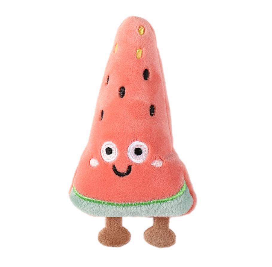 Cartoon Catnip Plush Toy for Cats – Watermelon, Mouse, Avocado & More