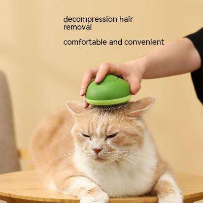 Avocado-Shaped Pet Grooming Brush – 2-in-1 De-Shedding & Massage Comb for Cats & Dogs