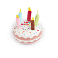 Birthday Cake Squeaky Dog Toy – Plush Simulation Snack Chew Toy for Pets