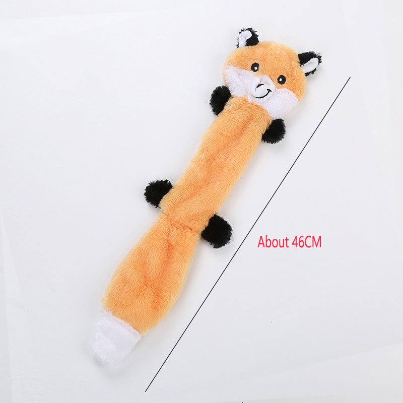 Bite-Resistant Plush Squeaky Dog Toy – Durable Soft Chew Toy for Dogs