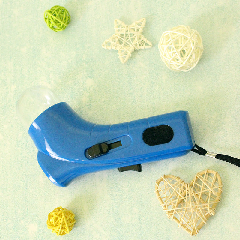 Pet Treat Launcher Toy – Interactive Food Throwing Toy for Dogs | Blue & Red