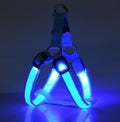 LED Luminous Dog Chest Harness – 7-Color Flashing Safety Strap for Dogs & Cats