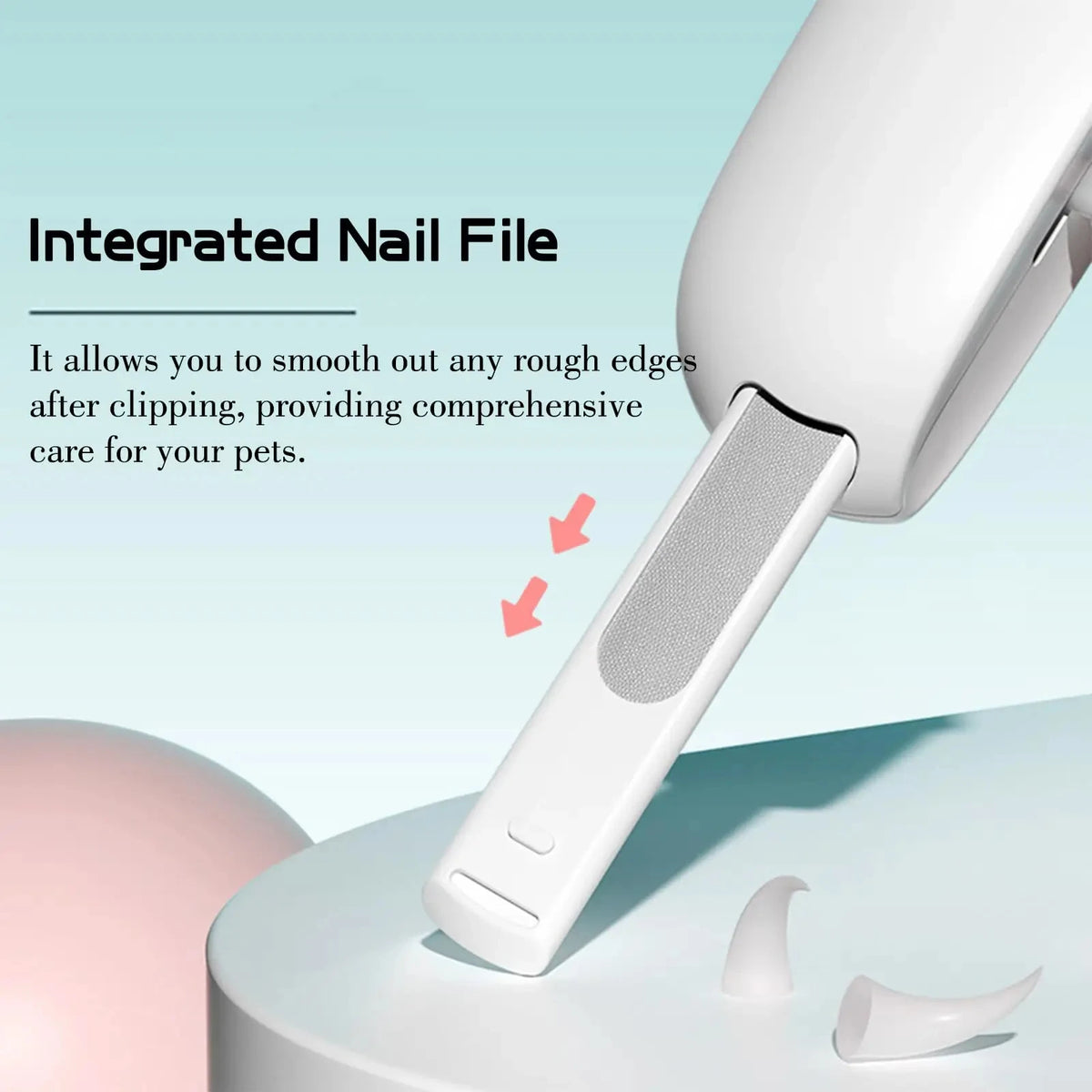 Adjustable Cat Nail Clipper – Anti-Splash Professional Grooming Tool with Nail File